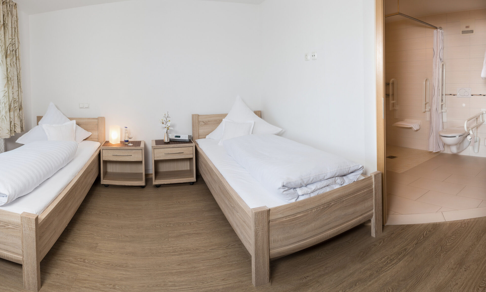 Der Hohenauer Hof bietet sogar ein behindertengerechtes Zimmer