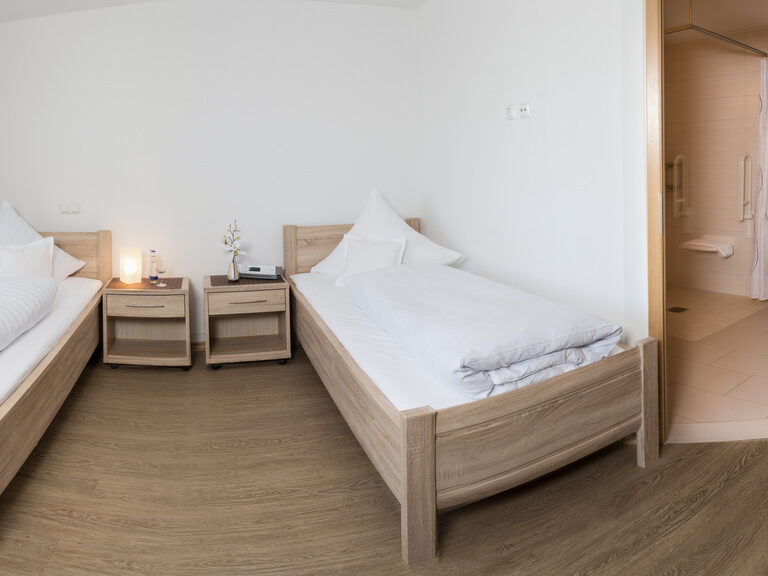 Der Hohenauer Hof bietet sogar ein behindertengerechtes Zimmer